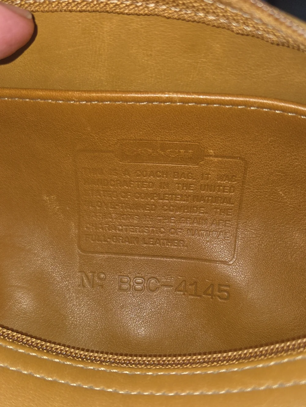Coach VTG Legacy Mini Soho Hobo Toffee tan USA shoulder y2k bag purse